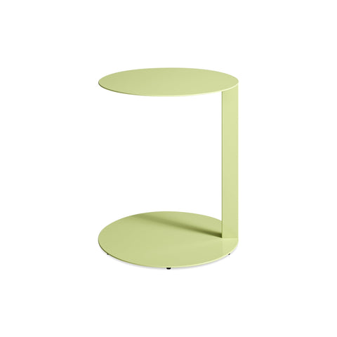 Note Large Side Table by Blu Dot in Celery, raised side view