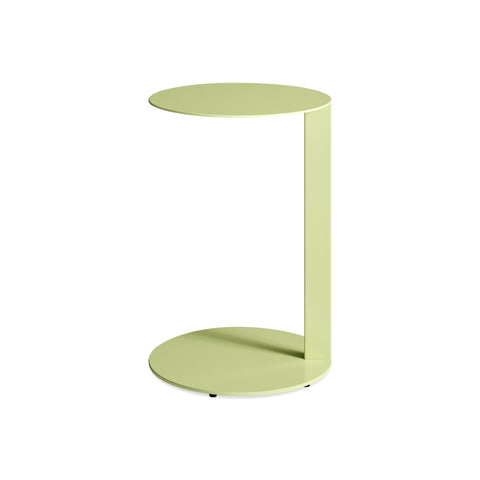 Note Tall Side Table by Blu Dot in Celery, raised side view