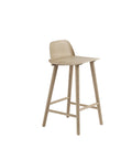 muuto nerd counter stool in oak