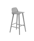 muuto nerd barstool in grey 