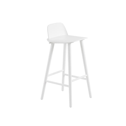 muuto nerd bar stool in white 