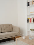 Scandinavian 3-seater sofa in neutral fabric by Fredericia
