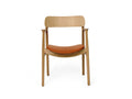 Asger Chair, Oiled Oak, Upholstered Seat by Danish Furniture Bent Hansen