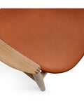 Asger Chair, Oiled Oak, Upholstered Seat by Danish Furniture Bent Hansen