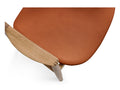 Asger Chair, Oiled Oak, Upholstered Seat by Danish Furniture Bent Hansen