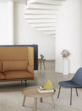 muuto around coffee table in oak lifestyle image in living room