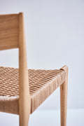 Pia Chair with oak wood frame, designed by Poul Cadovius for DK3