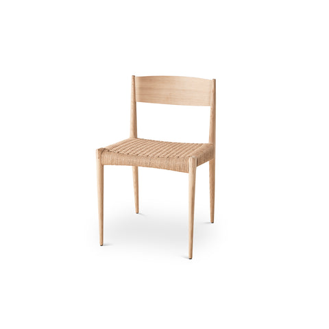 danish Pia Chair designed by Poul Cadovius in oak soaped wood 