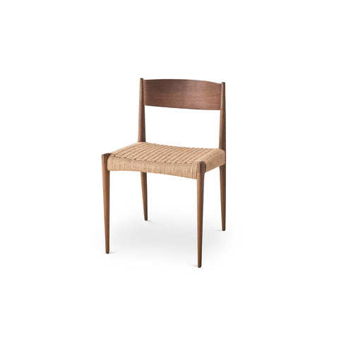 danish Pia Chair in smoked oak designed by Poul Cadovius for DK3