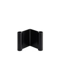 Muuto Pair Candleholder 11 cm in anodized black aluminum, minimalist Scandinavian table candleholder