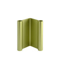 Muuto Pair Candleholder 18 cm in anodized green aluminum, Scandinavian minimalist design