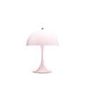 panthella 250 portable light by Louis poulsen in opal rose