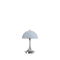 Louis Poulsen Panthella v3 portable by Verner Panton opal blue grey chrome