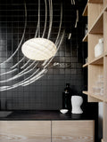 patera oval ceiling lamp by louis poulsen