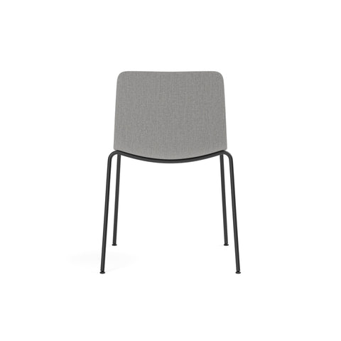 pato stackable dining chair fully upholstered by Fredericia Furniture, rear view