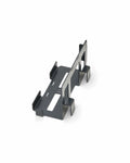Pedestal PS5 Slim Mount in Charcoal, steel PS5 Slim bracket, on a plain white background