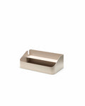 Pedestal Power Beam Tray in Oat, steel cable tray holding a power beam, on a plain white background