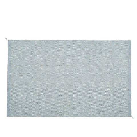 recycled polyester ply rug by Muuto in light blue