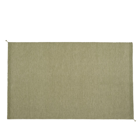 recycled polyester ply rug by Muuto in moss green