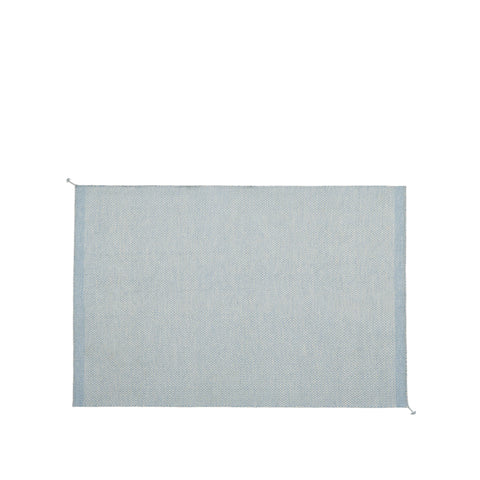 recycled polyester ply rug by Muuto in light blue