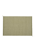 recycled polyester ply rug by Muuto in moss green