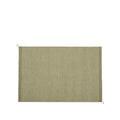 recycled polyester ply rug by Muuto in moss green