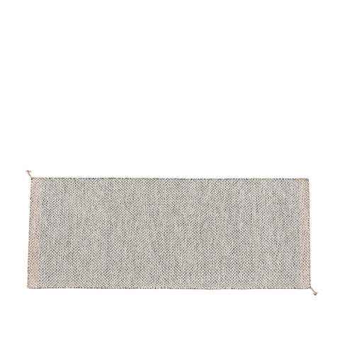 recycled polyester ply rug by Muuto in black and white