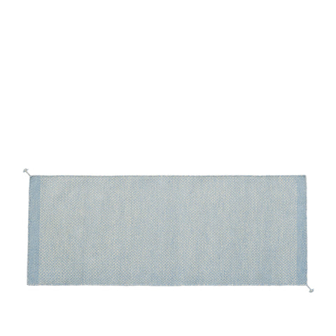 recycled polyester ply rug by Muuto in light blue