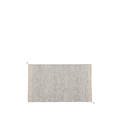 recycled polyester ply rug by Muuto in black and white