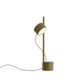 muuto brown green post table lamp, available at habitus. Great for modern living spaces and interior design 