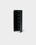 Pedestal Power Shell in Charcoal, steel power beam enclosure, standing upright with the sockets showing