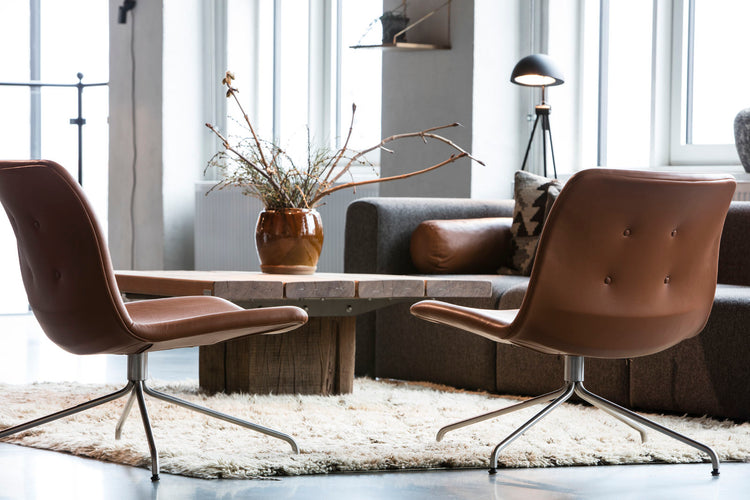 Danish Modern Interior with Lounge Chairs