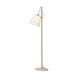 muuto pull floor lamp in oak and white