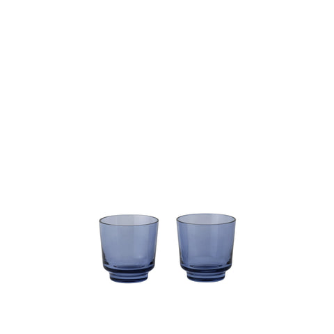 raise glasses by muuto in dark blue