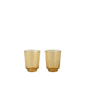 raise glasses by muuto in burnt orange