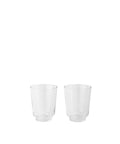 raise glasses by muuto in clear