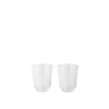 raise glasses by muuto in clear