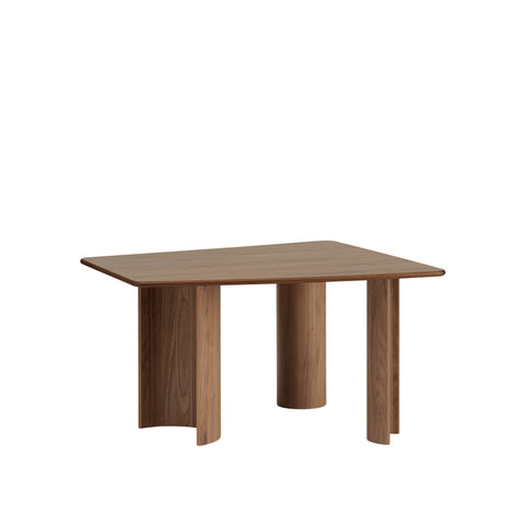 Muuto Re Norm Table in walnut veneer by Maria Bruun modern Scandinavian dining table with rounded rectangular top