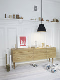 muuto reflect sideboard oiled oak lifestyle image