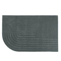 muuto relevo rug in dark green