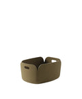 muuto restore basket in brown green