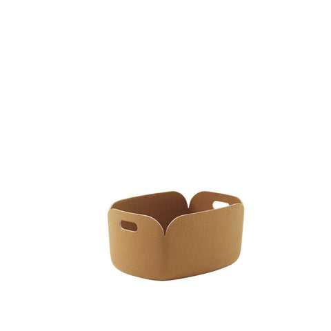 muuto restore basket in burnt orange