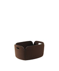 muuto restore basket in dark brown