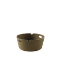 muuto round restore basket in brown green