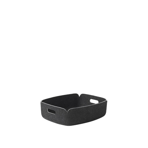 muuto restore tray in black melange