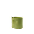 ridge planter by muuto in moss green