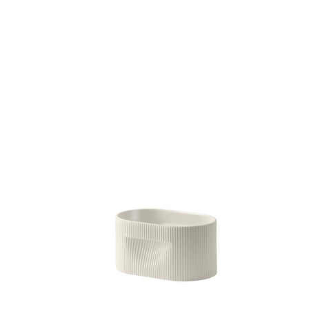 ridge planter by muuto in off white