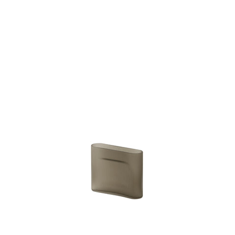 muuto Ridge Vase in frosted taupe