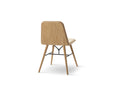 image of the back of the spine chair by Fredericia Furniture showcasing the wood materials 