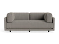 Sunday 82" Sofa by Blu Dot in Gabro Grey, three-seat with bolster cushions